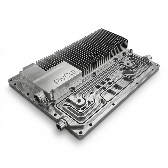 CNC Machined EV Heatsink