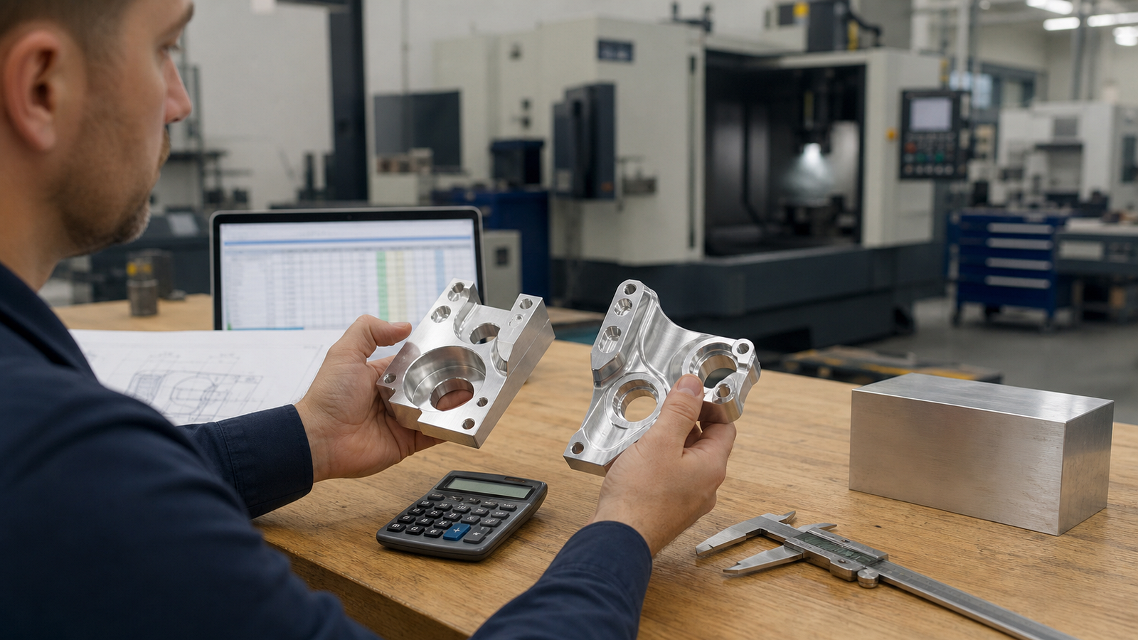 Manufacturing cost review comparing 3-axis and 5-axis machined parts
