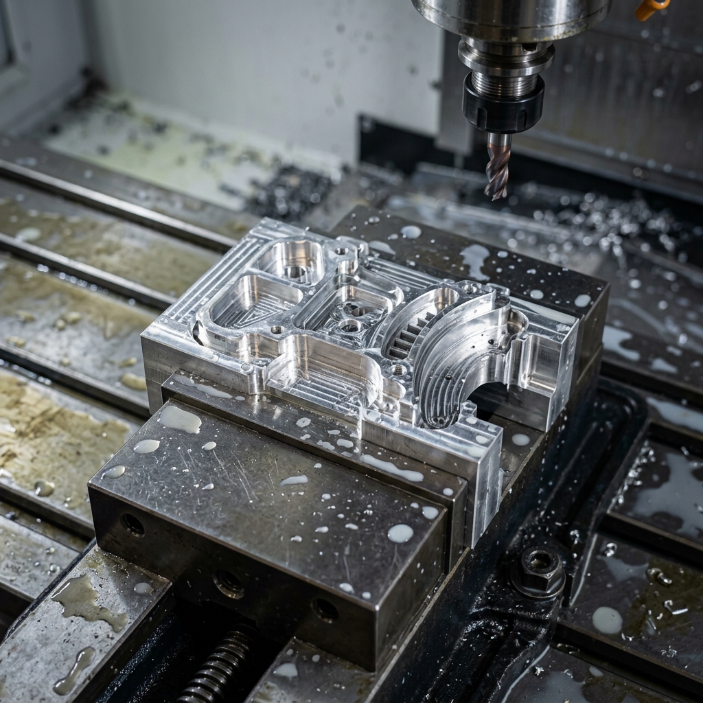 Low Volume CNC Production: How to Get Great Parts in Small Batches: Fixturing for Short Runs technical illustration