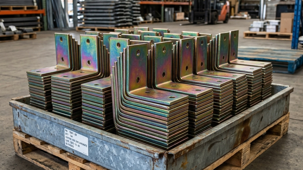 Plating & Coating Options for CNC Parts: Complete Comparison: Zinc Plating technical illustration