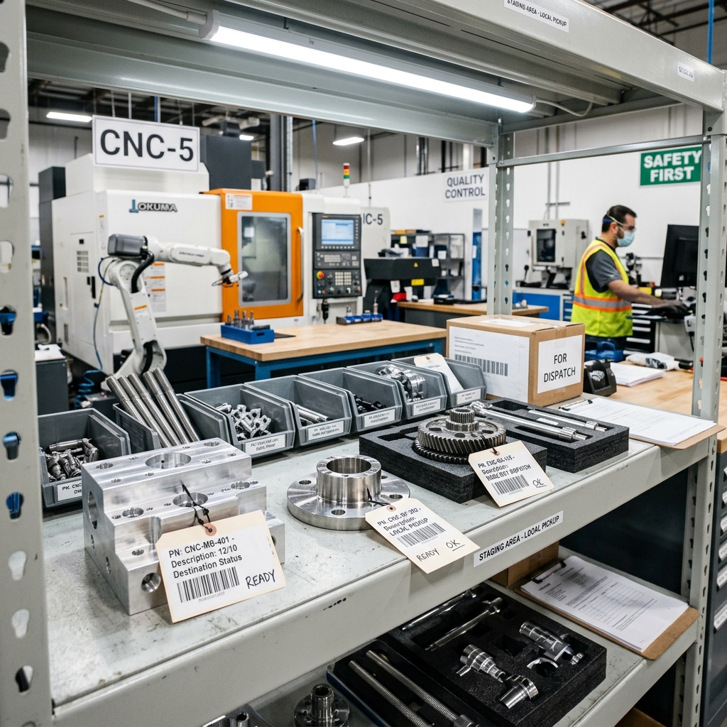 Quick-Turn CNC in the Bay Area: How to Get Parts Fast: What Is Quick-Turn CNC? technical illustration