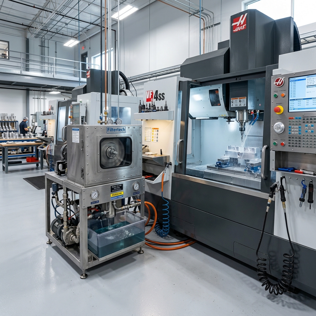 Sustainable CNC Machining: Reducing Waste, Energy and Environmental Impact: The Waste Problem in CNC technical illustration