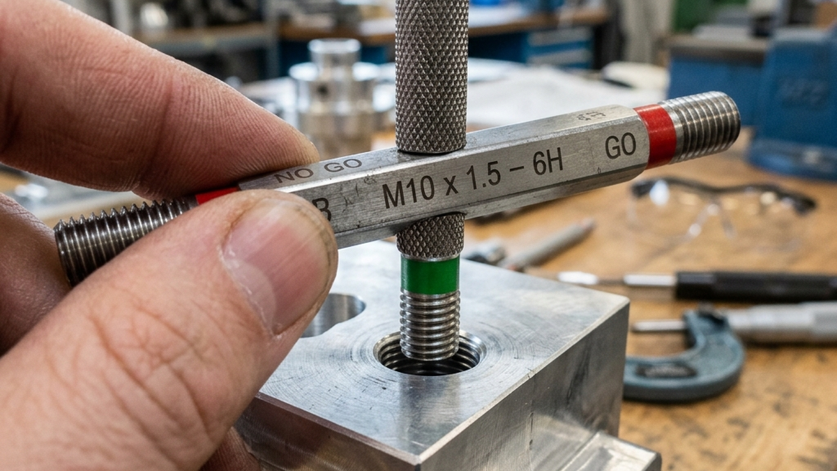 Thread Callouts Buyer's Guide: How to Specify Threads on CNC Parts: Metric Thread Callouts technical illustration