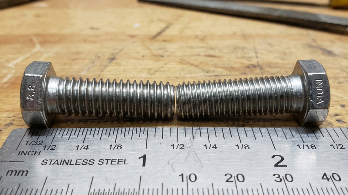 Thread Specifications Guide: UNC, UNF, Metric and Pipe Threads for CNC Parts: UNC vs UNF: Which Should You Use? technical illustration