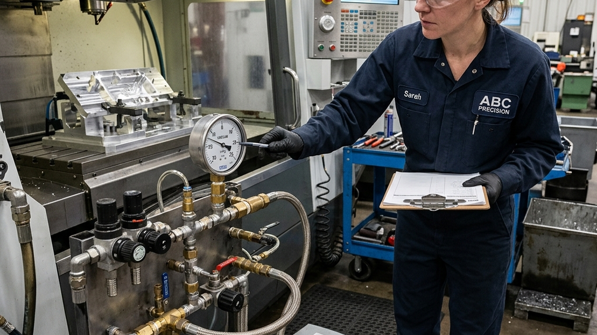 Vacuum Fixturing for Thin-Wall CNC Parts: Holding Force Calculations technical illustration