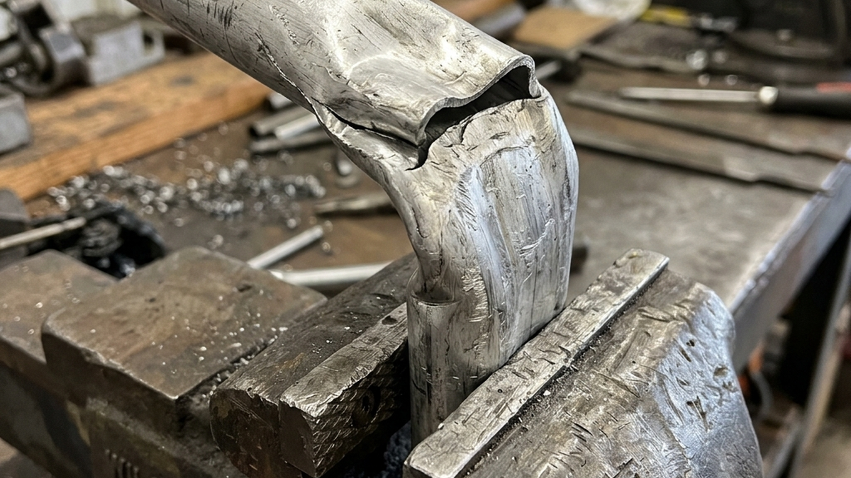 Vise Torque Best Practices for CNC Machining: What Over-Clamping Does to Your Parts technical illustration