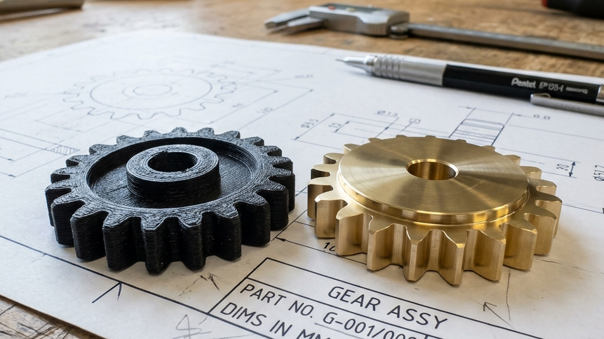 When to Use 3D Printing vs CNC Machining for Your Project: You Are Asking the Wrong Question technical illustration