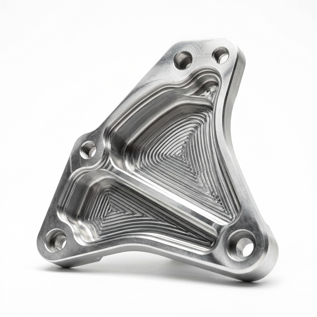 Aerospace aluminum CNC milled part