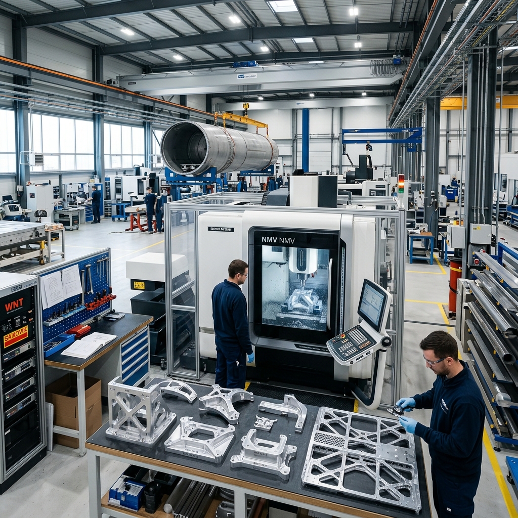 Precision aerospace component machining for defense applications