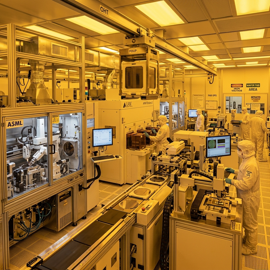 Power semiconductor modules and high-voltage electronics components on industrial circuit board