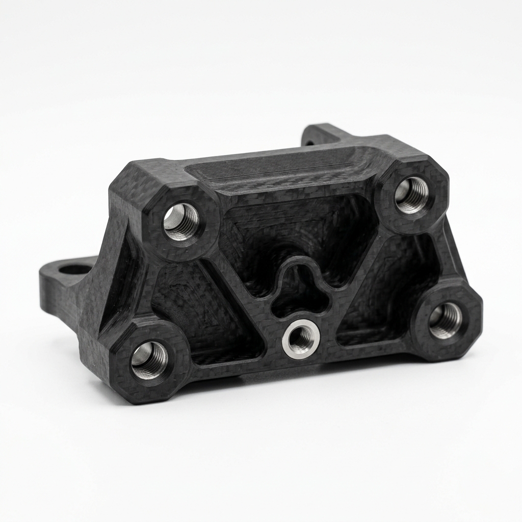 Precision CNC machined PEEK component